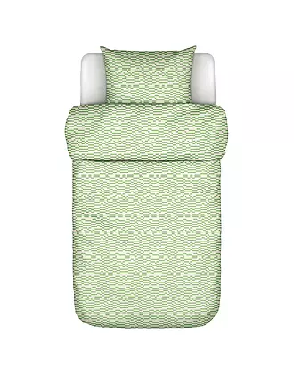 MARC O'POLO HOME | Linge de lit en satin HARPA 70x90cm/140x200cm Oatmeal | hellgrün